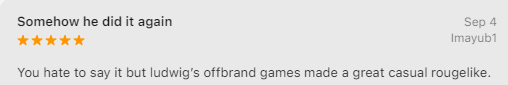 App Store review: You hate to say it but ludwig’s offbrand games made a great casual rougelike.