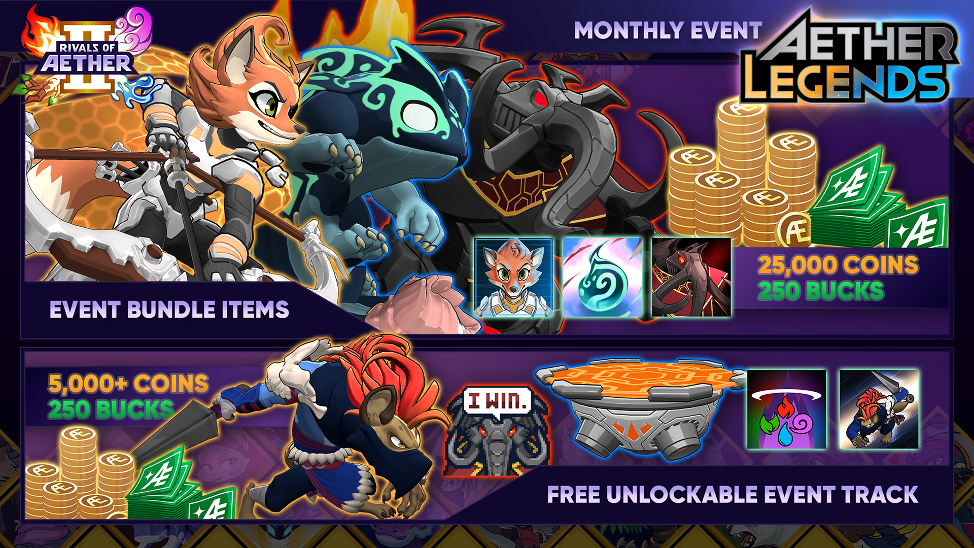 Rivals of Aether II - Aether Legends